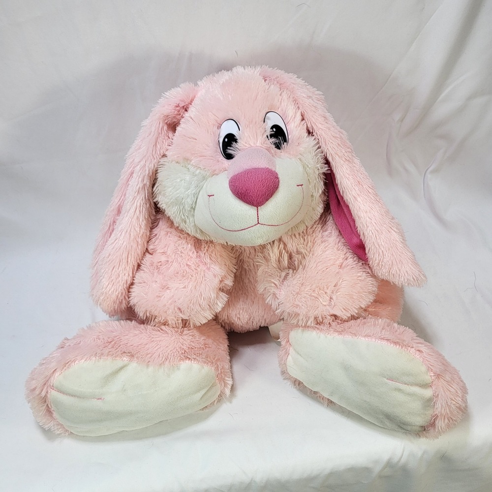 Pink Plush Bunny Rabbit Large Floppy Stuffed Animal Kids of America Corp